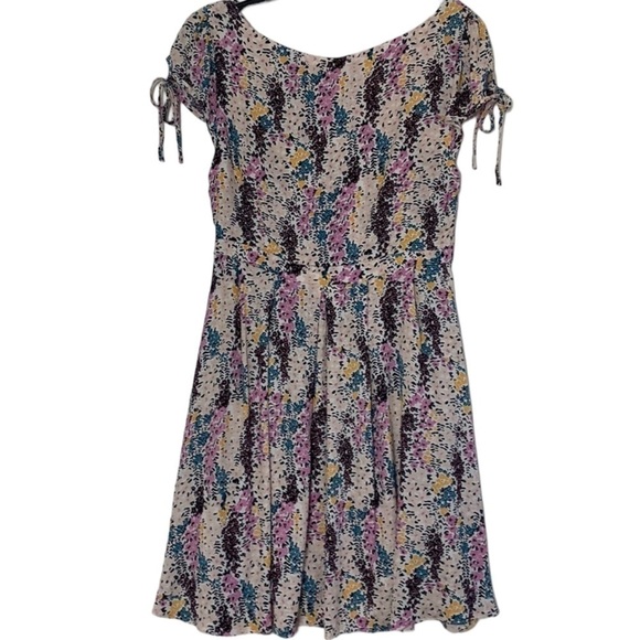 - NWT Free People Cream Miss Right Floral Print Mini Dress - Picture 6 of 15